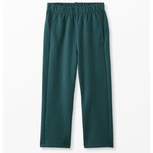 NWOT Hanna Andersson Wide Leg Pant In French Terry Size 3 Juniper (Green)
